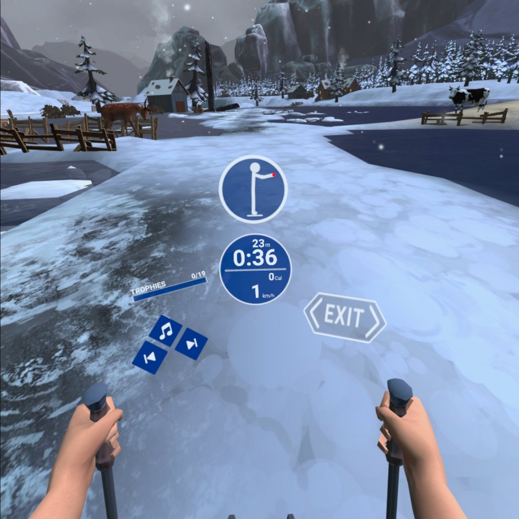 Skiing-in-HOLOFIT-VR-Fitness