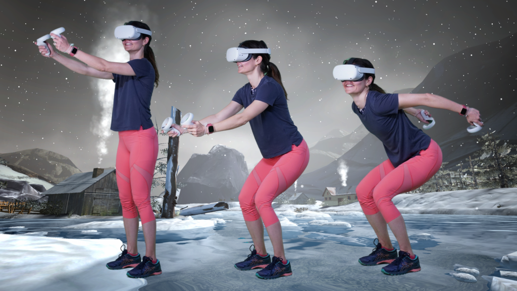 HOLOFIT-VR-Skiing