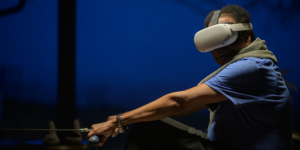 3 HOLOFIT VR Rowing at Dusk